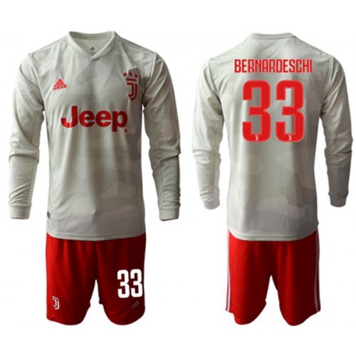 Juventus Fodboldtrøjer BERNARDESCHI 33 Børn Udebanesæt 2019/20 Langærmet Juventus Fodboldtrøjer BERNARDESCHI 33 Børn Udebanesæt 2019/20 Langærmet